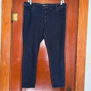 Old Navy Super Skinny Jeans - Dark Blue Wash - Size 18